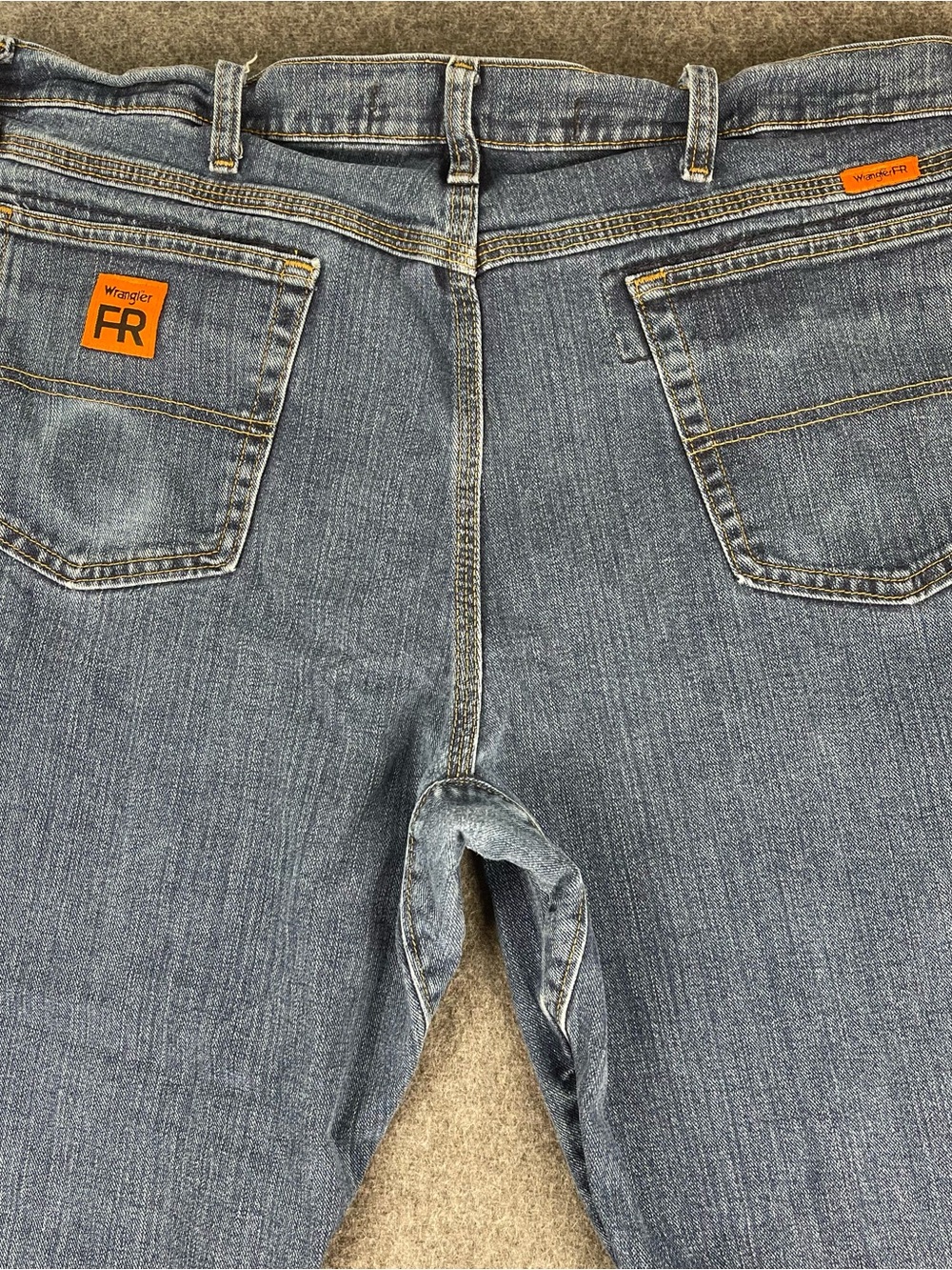 Wrangler FR Advanced Comfort Jeans Mens 38x30 Blue CAT2 2112 Stretch